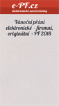 Mobile Screenshot of e-pf.cz